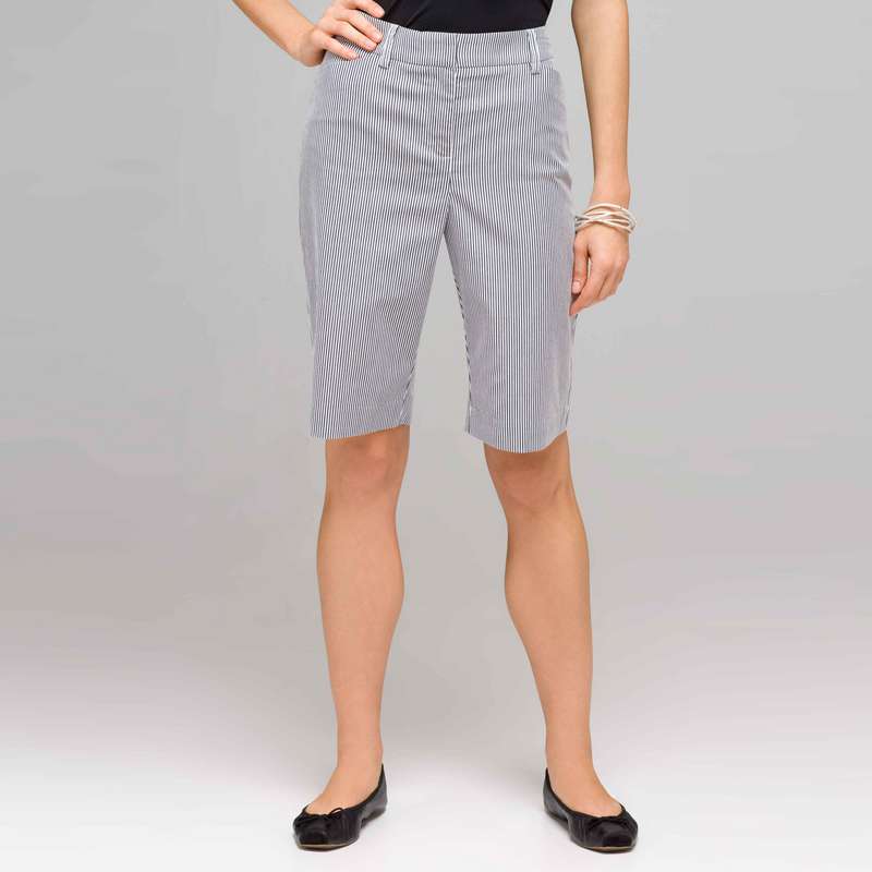 Classic Bermuda Short, swiss navy & white, large image number 0